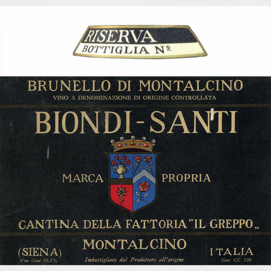 Biondi Santi Tenuta Greppo Riserva 1969 , OC6