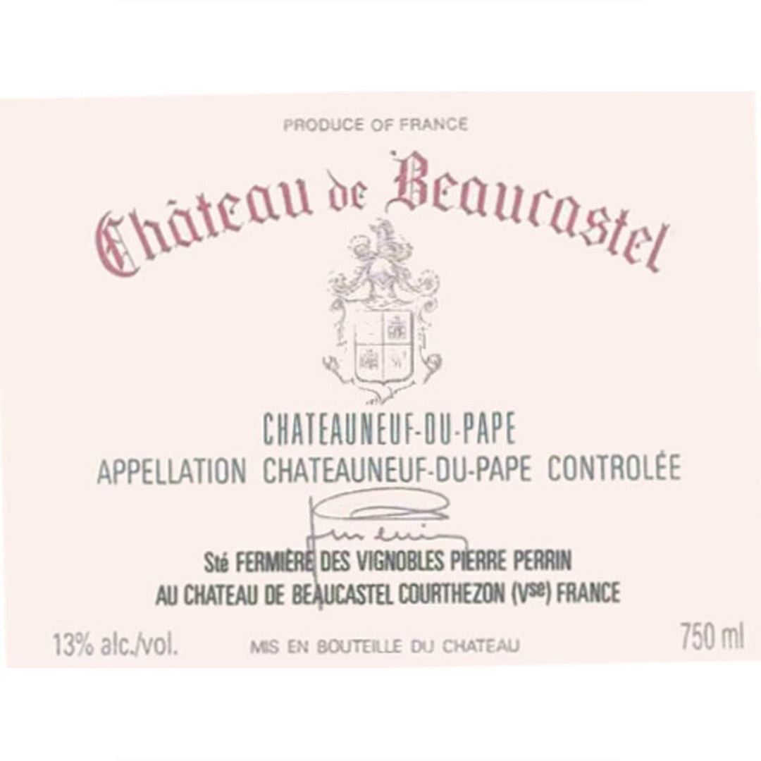 Chateau de Beaucastel Chateaueuf-du-Pape Blanc 2007 , OWC6