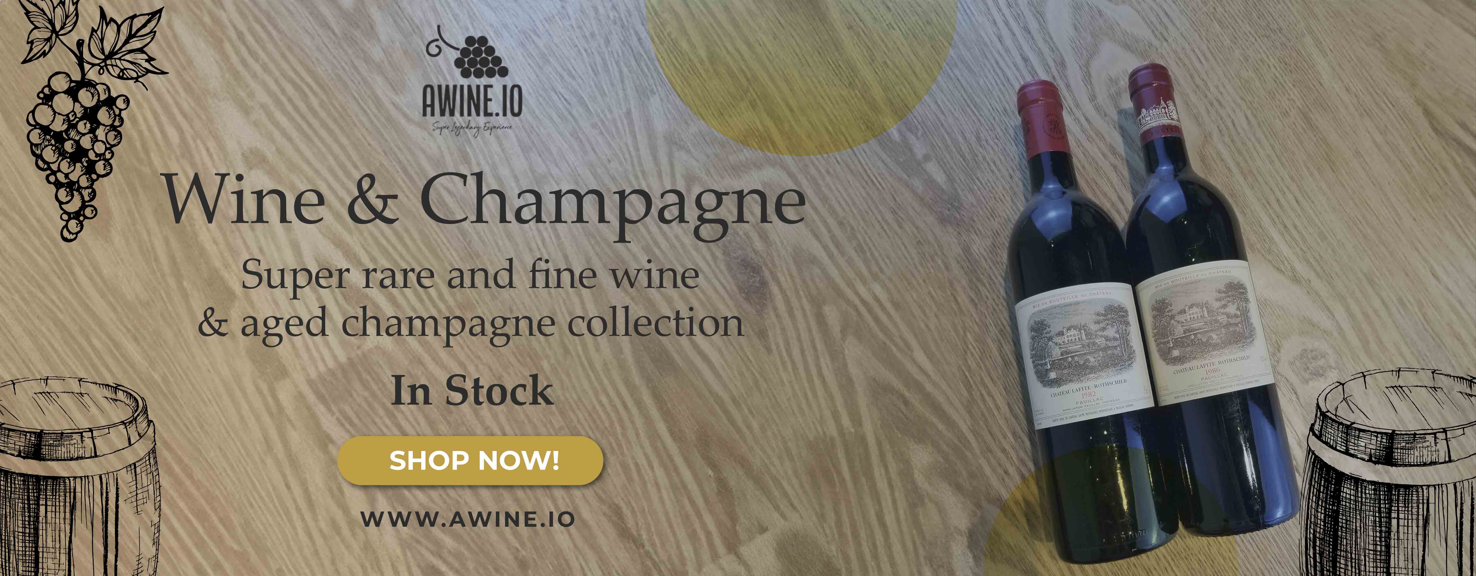 AWINE.IO Wine & Champagne Shop Now