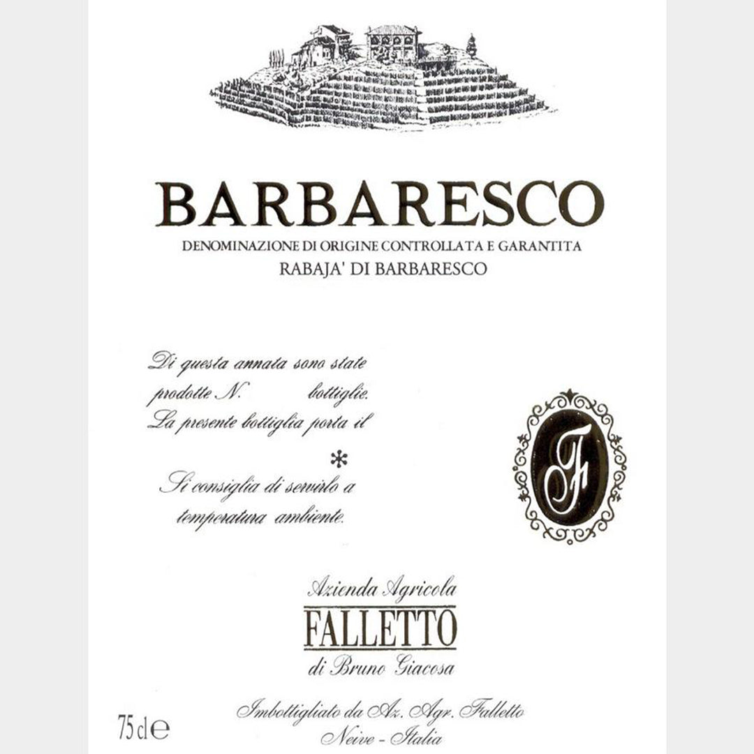 Bruno Giacosa Rabaja 2005 , OWC6